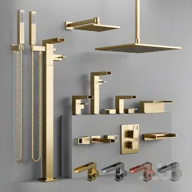 The watermark collection edge bathroom faucet set